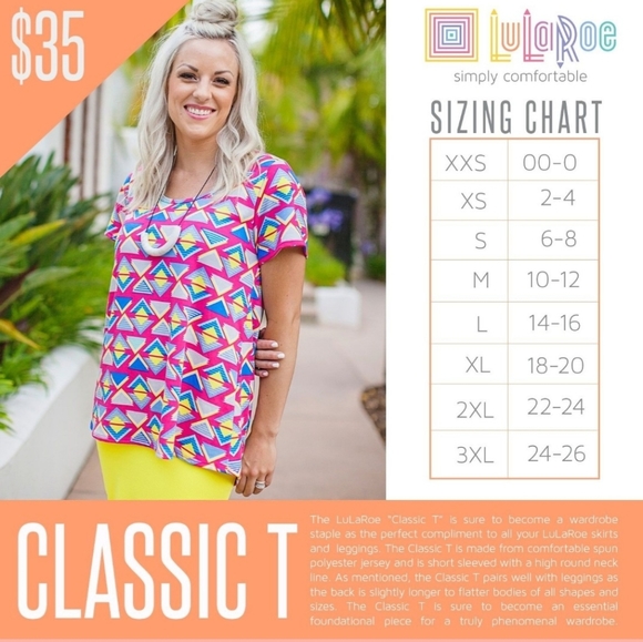 LuLaRoe Classic T size Medium - Picture 6 of 6